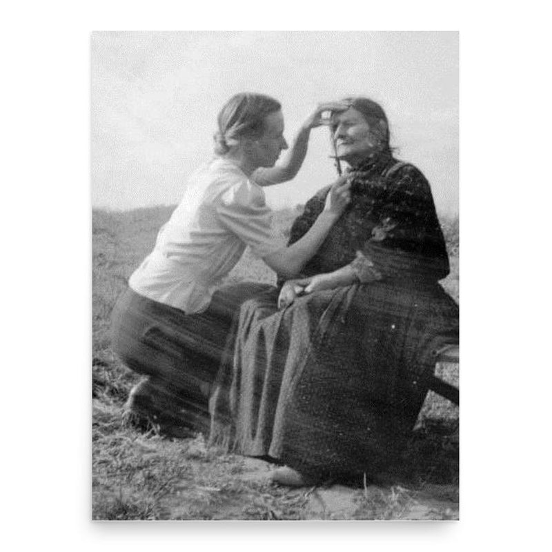 Eva Justin poster print, in size 18x24 inches.