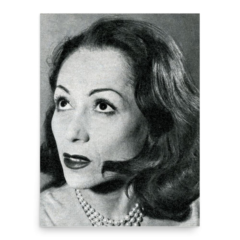 Eva Magni poster print, in size 18x24 inches.