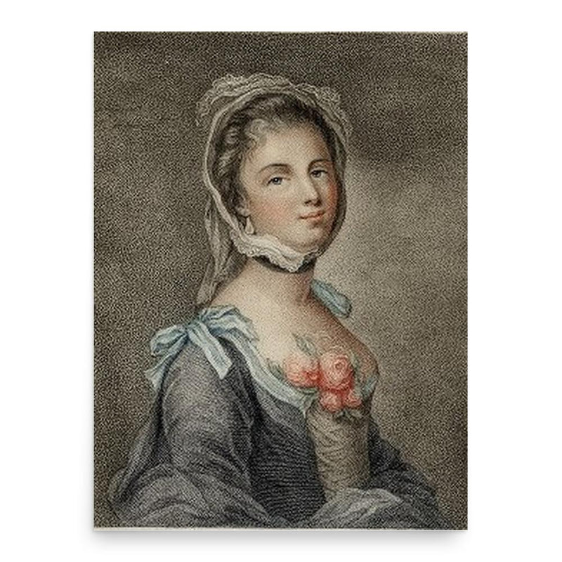 Eva Marie Veigel poster print, in size 18x24 inches.