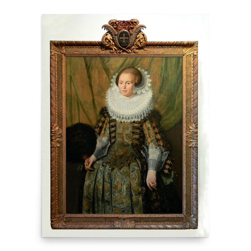 Eva Ment poster print, in size 18x24 inches.