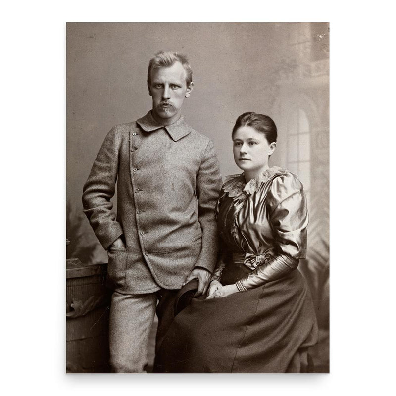 Eva Nansen poster print, in size 18x24 inches.