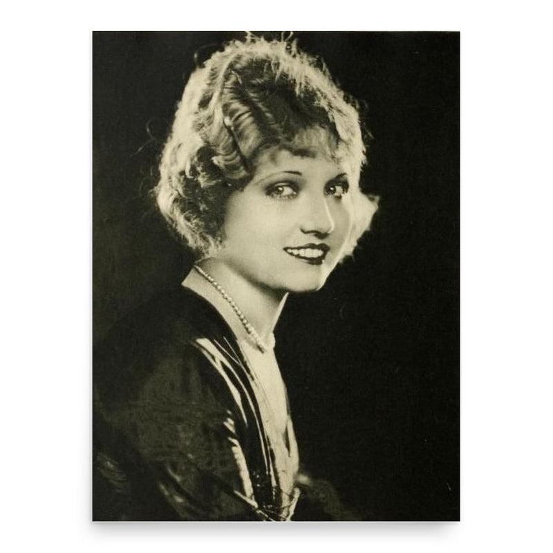 Eva Novak poster print, in size 18x24 inches.