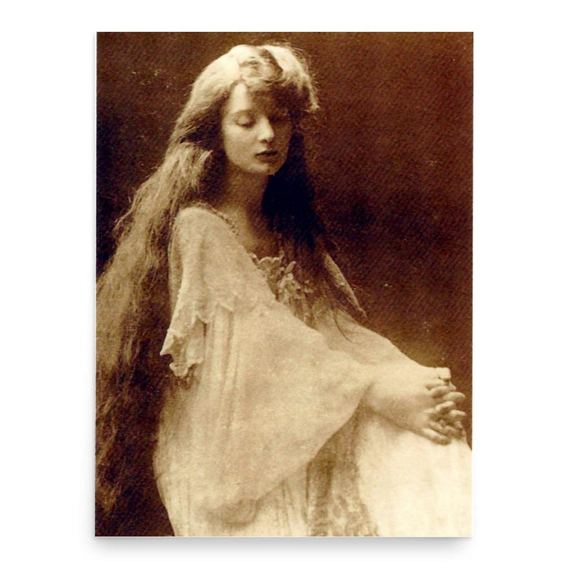 Eva Palmer-Sikelianos poster print, in size 18x24 inches.