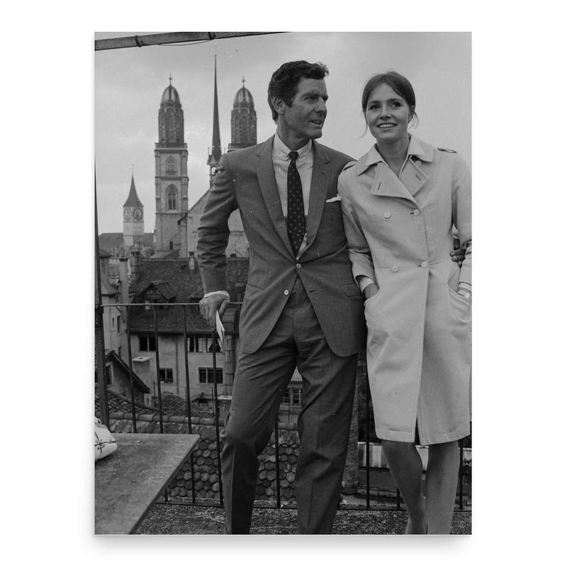 Eva Renzi poster print, in size 18x24 inches.