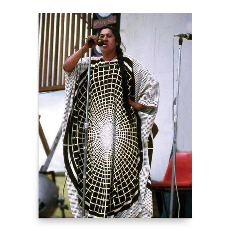 Eva Rickard poster print, in size 18x24 inches.