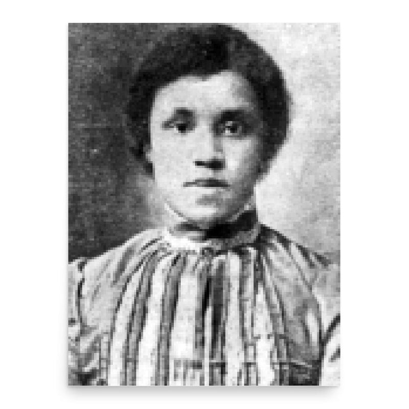 Eva Roberta Coles Boone poster print, in size 18x24 inches.