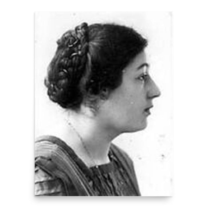 Eva Rosenfeld poster print, in size 18x24 inches.