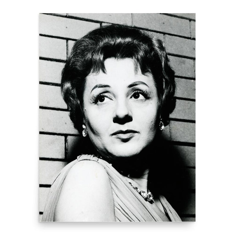 Eva Todor poster print, in size 18x24 inches.