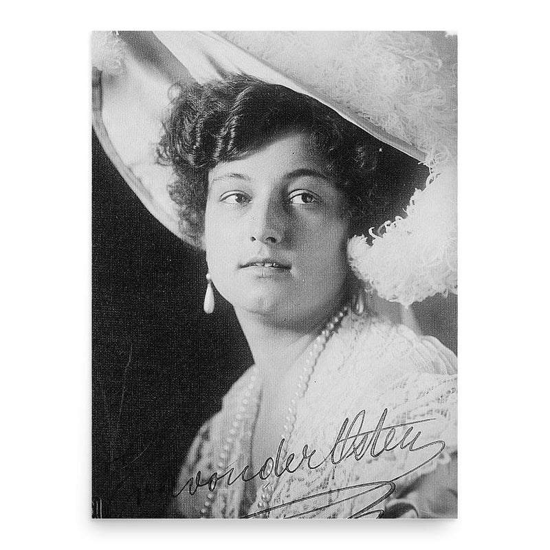 Eva von der Osten poster print, in size 18x24 inches.