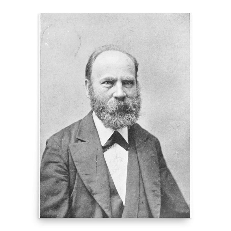 Evald Tang Kristensen poster print, in size 18x24 inches.