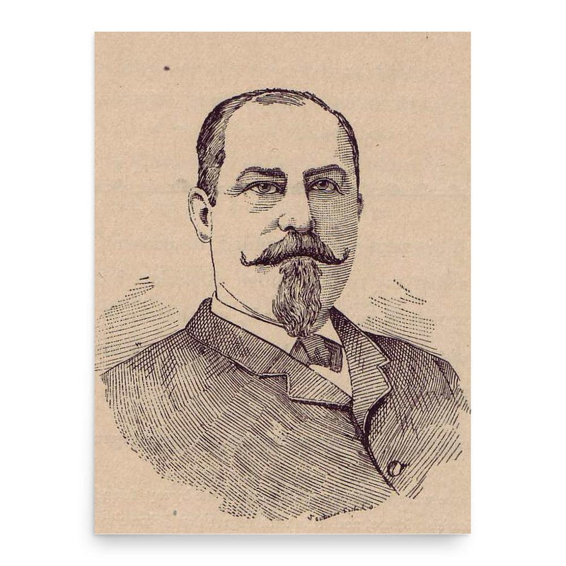 Evan Howell poster print, in size 18x24 inches.