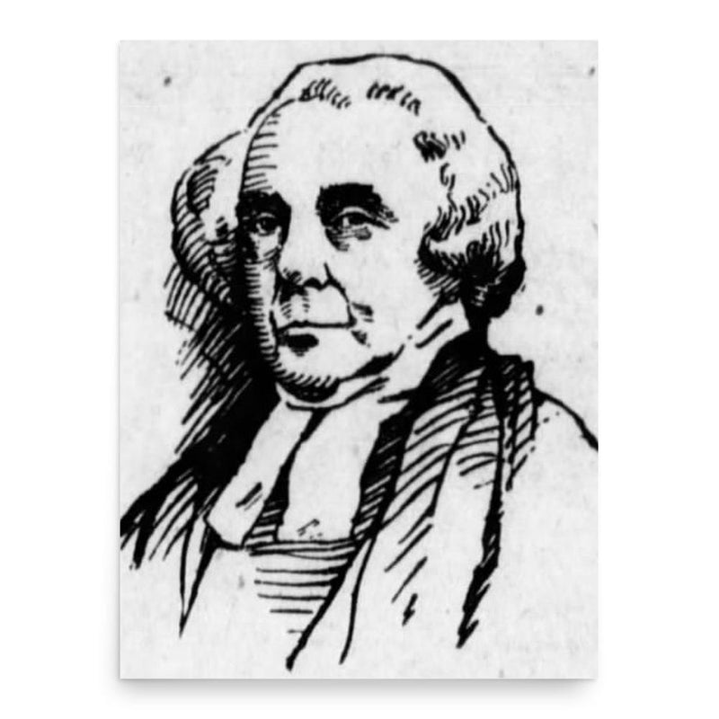 Evan Malbone Johnson poster print, in size 18x24 inches.