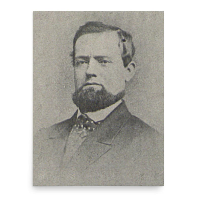 Evan Pugh poster print, in size 18x24 inches.