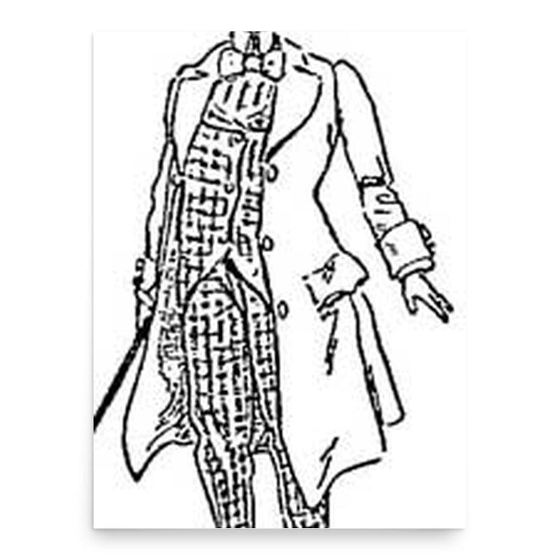 Evander Berry Wall poster print, in size 18x24 inches.