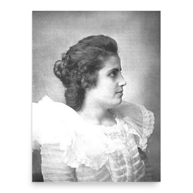 Evangelina Cosio y Cisneros poster print, in size 18x24 inches.