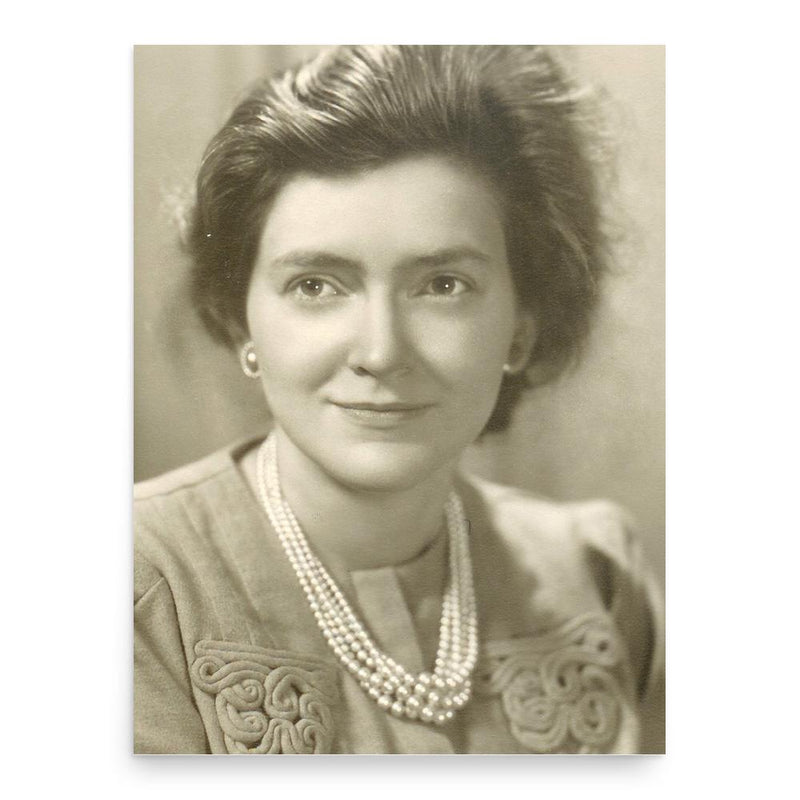 Evangeline Walton poster print, in size 18x24 inches.