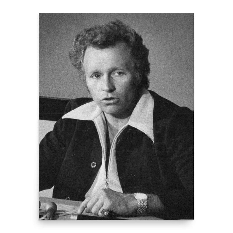 Evel Knievel poster print, in size 18x24 inches.