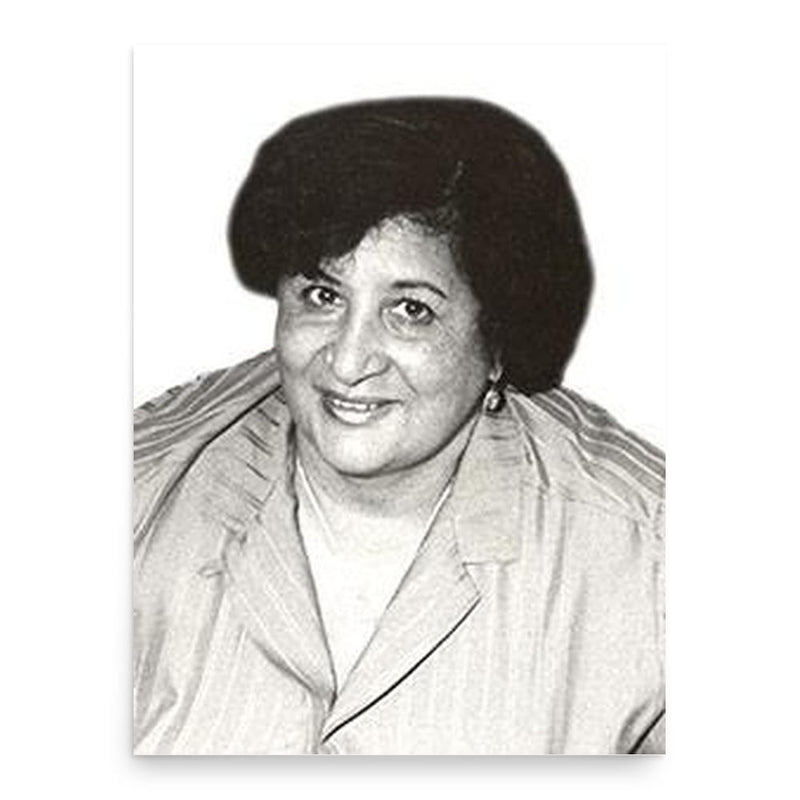 Evelina Lopez Antonetty poster print, in size 18x24 inches.