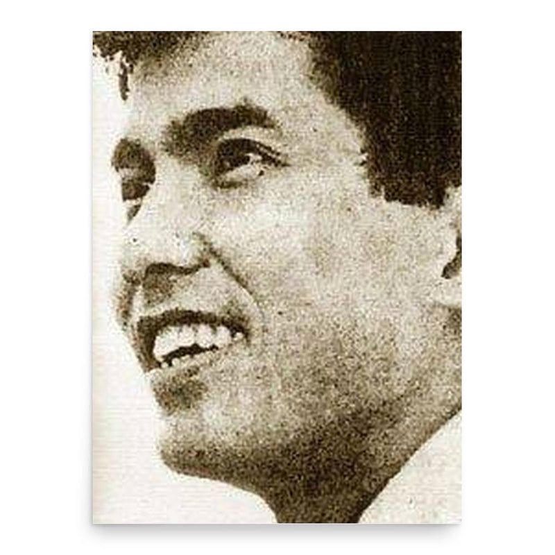 Evelio Javier poster print, in size 18x24 inches.