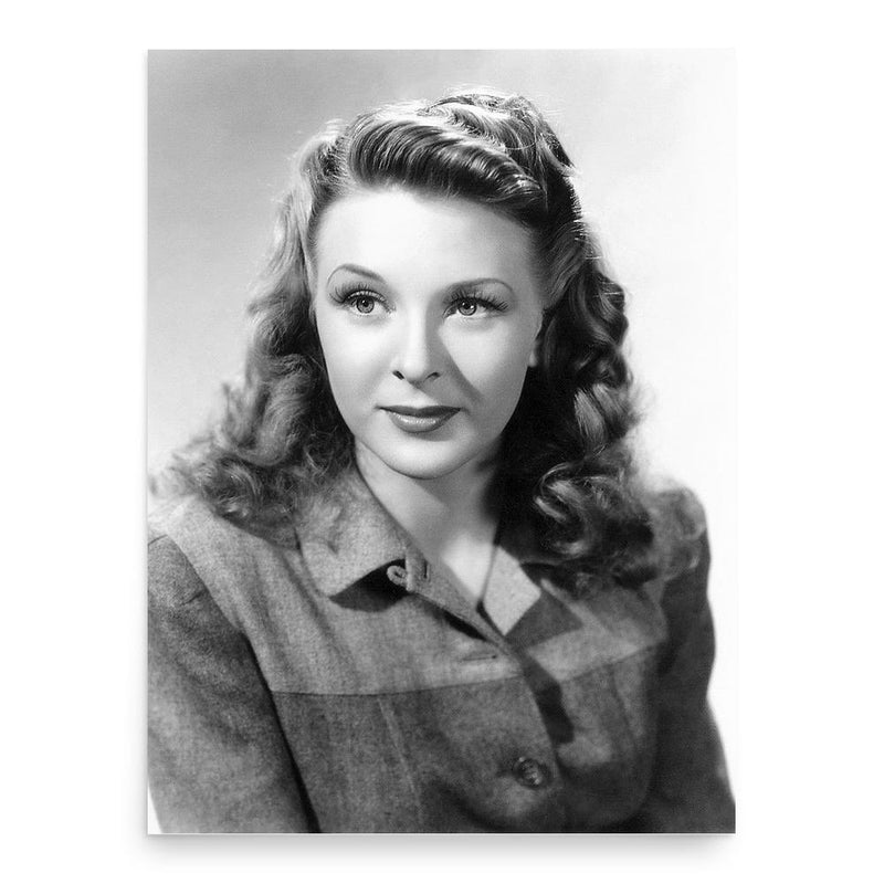 Evelyn Ankers poster print, in size 18x24 inches.