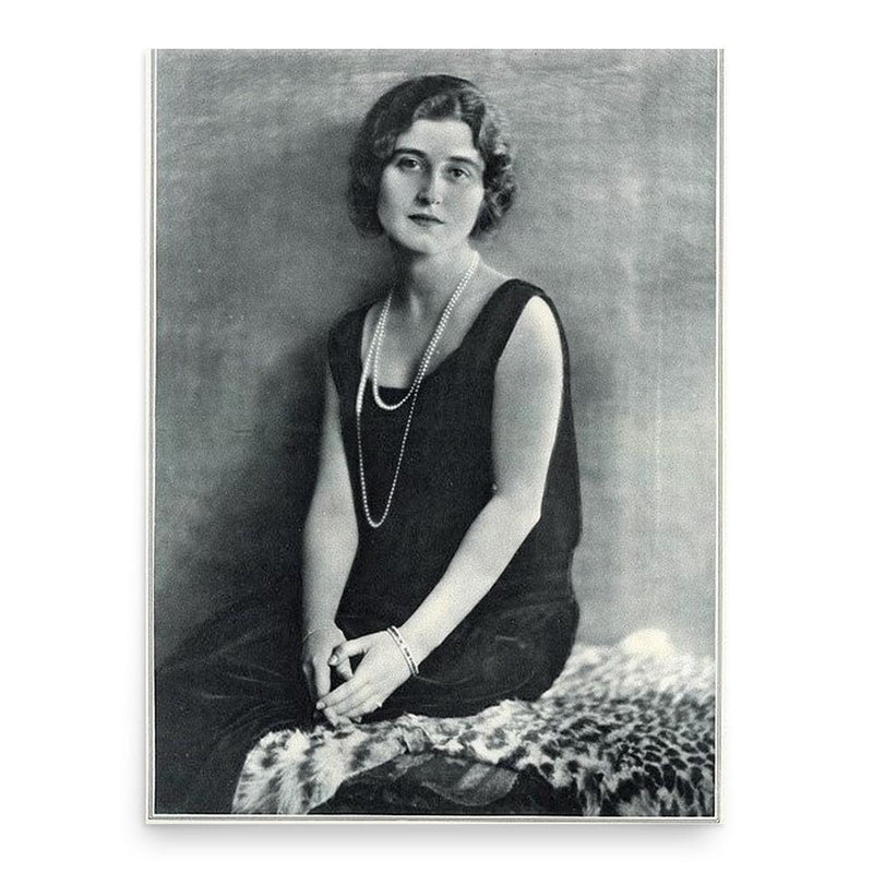 Evelyn Beauchamp poster print, in size 18x24 inches.