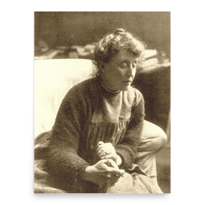 Evelyn De Morgan poster print, in size 18x24 inches.