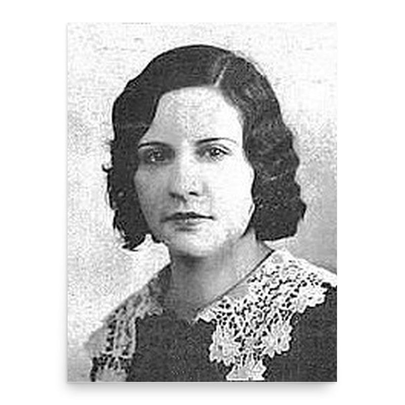 Evelyn Frechette poster print, in size 18x24 inches.