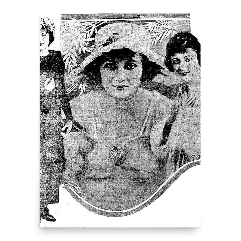 Evelyn Greeley poster print, in size 18x24 inches.