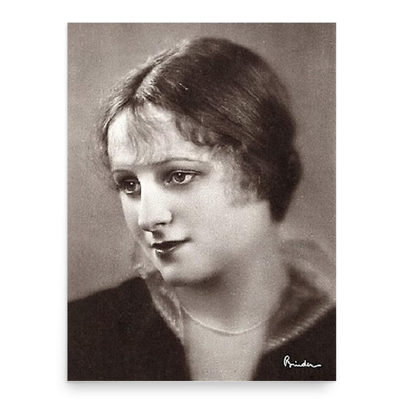 Evelyn Holt poster print, in size 18x24 inches.