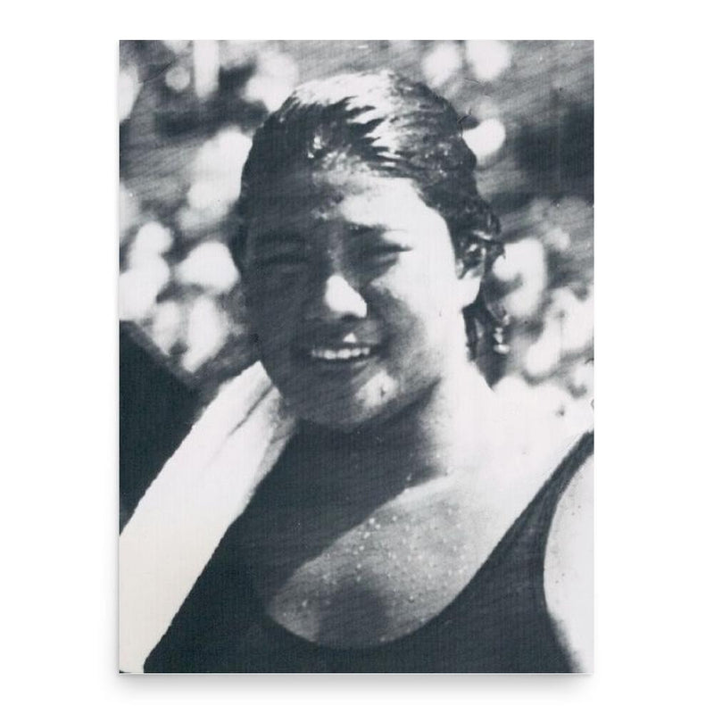 Evelyn Kawamoto poster print, in size 18x24 inches.