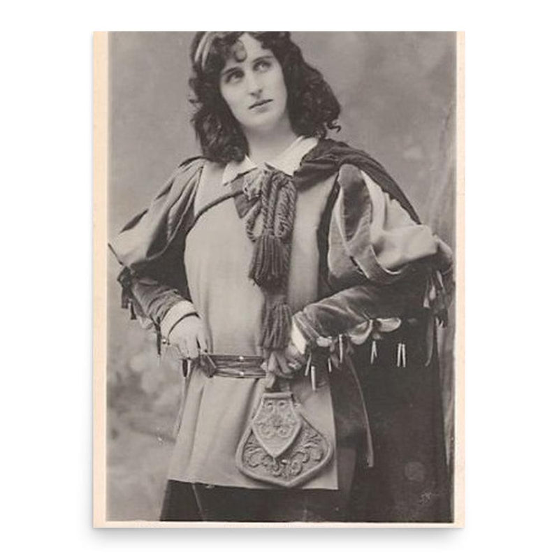 Evelyn Millard poster print, in size 18x24 inches.