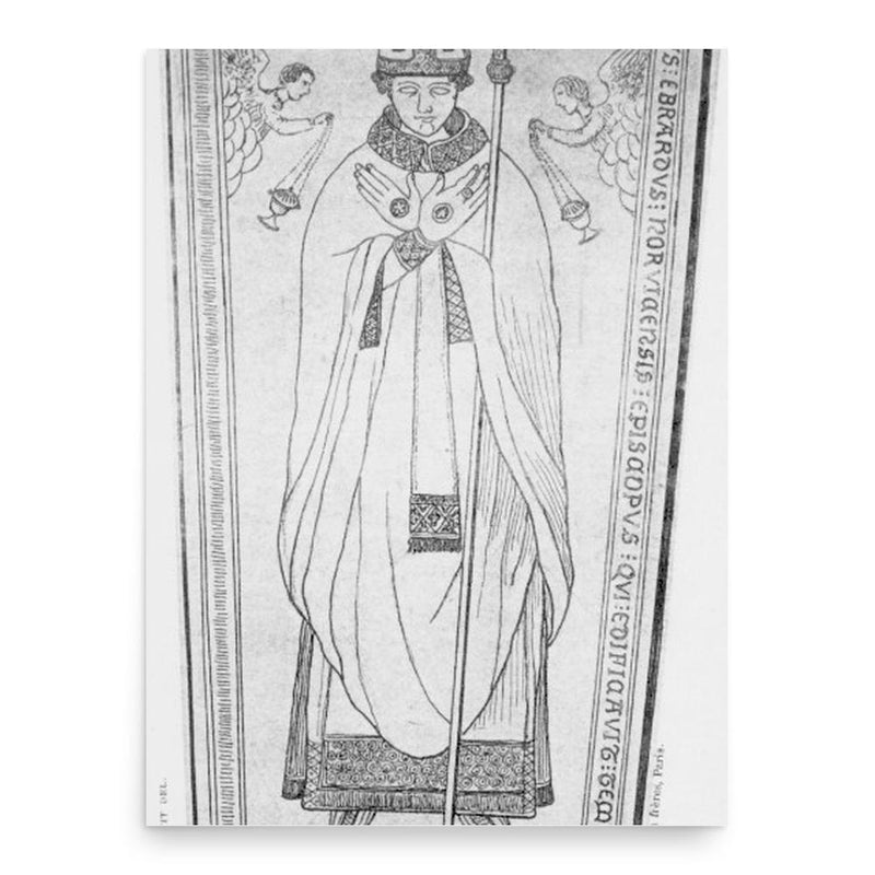 Everard of Calne poster print, in size 18x24 inches.