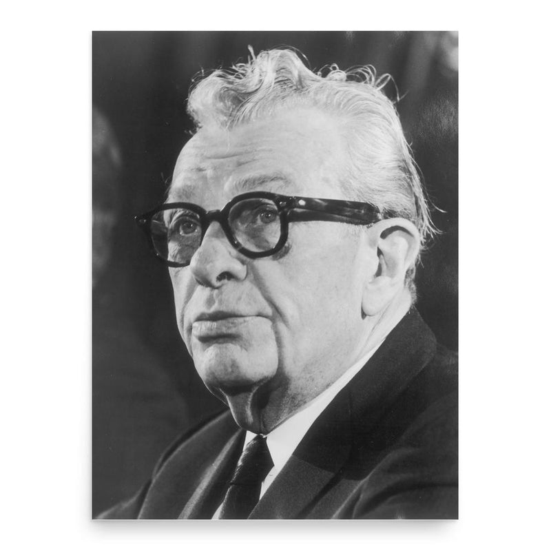 Everett Dirksen poster print, in size 18x24 inches.