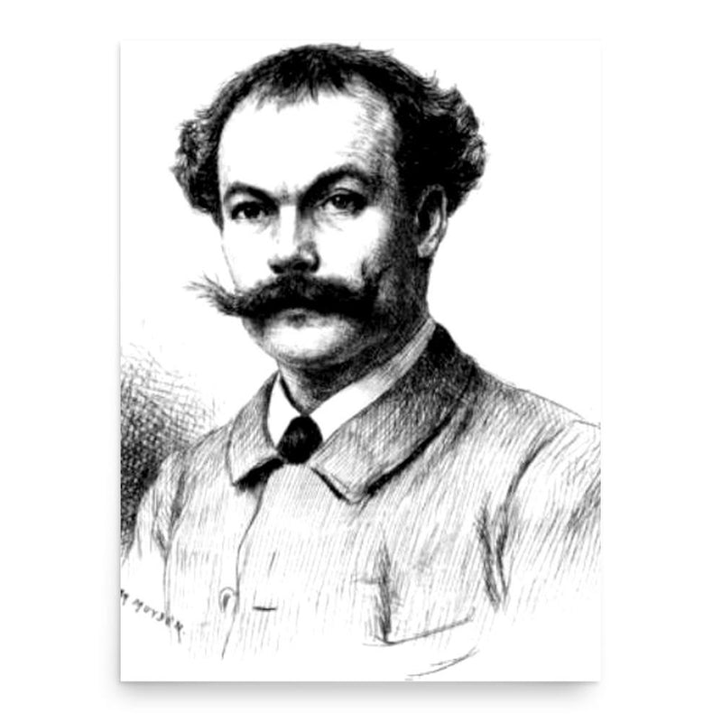 Evert van Muyden poster print, in size 18x24 inches.