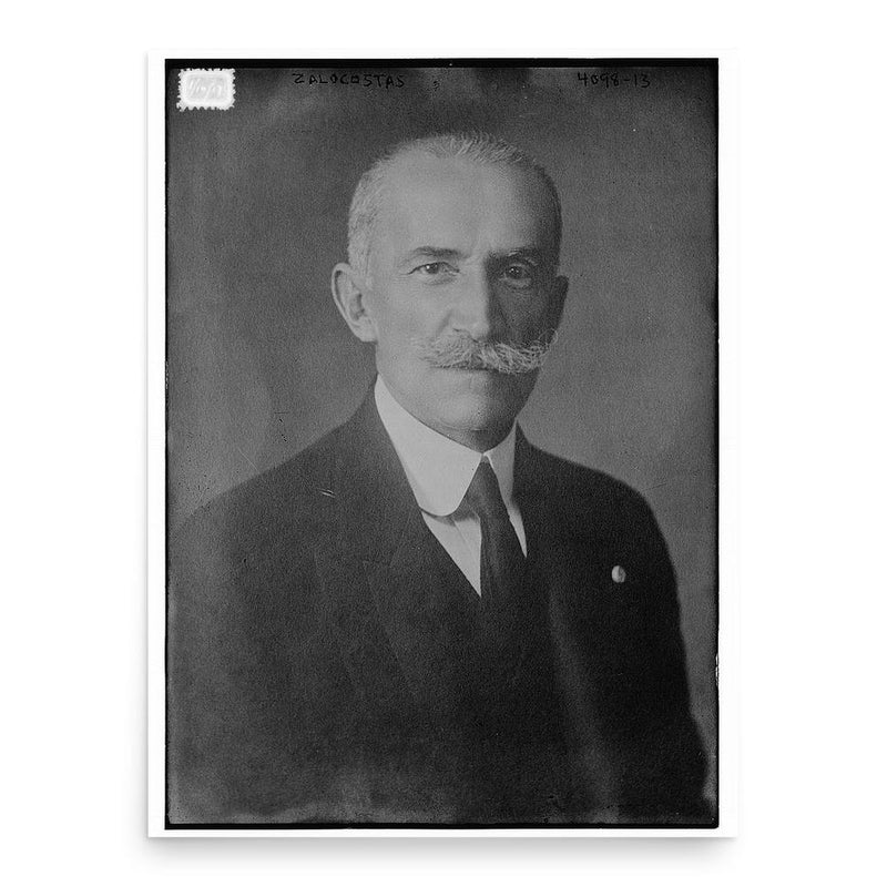 Evgenios Zalokostas poster print, in size 18x24 inches.