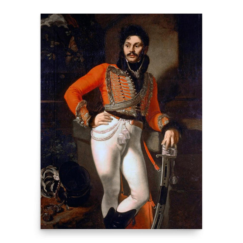 Evgraf Davydov poster print, in size 18x24 inches.