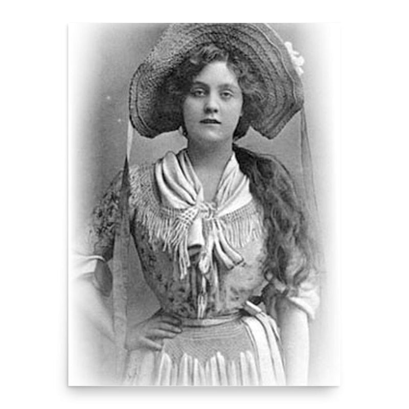 Evie Greene poster print, in size 18x24 inches.