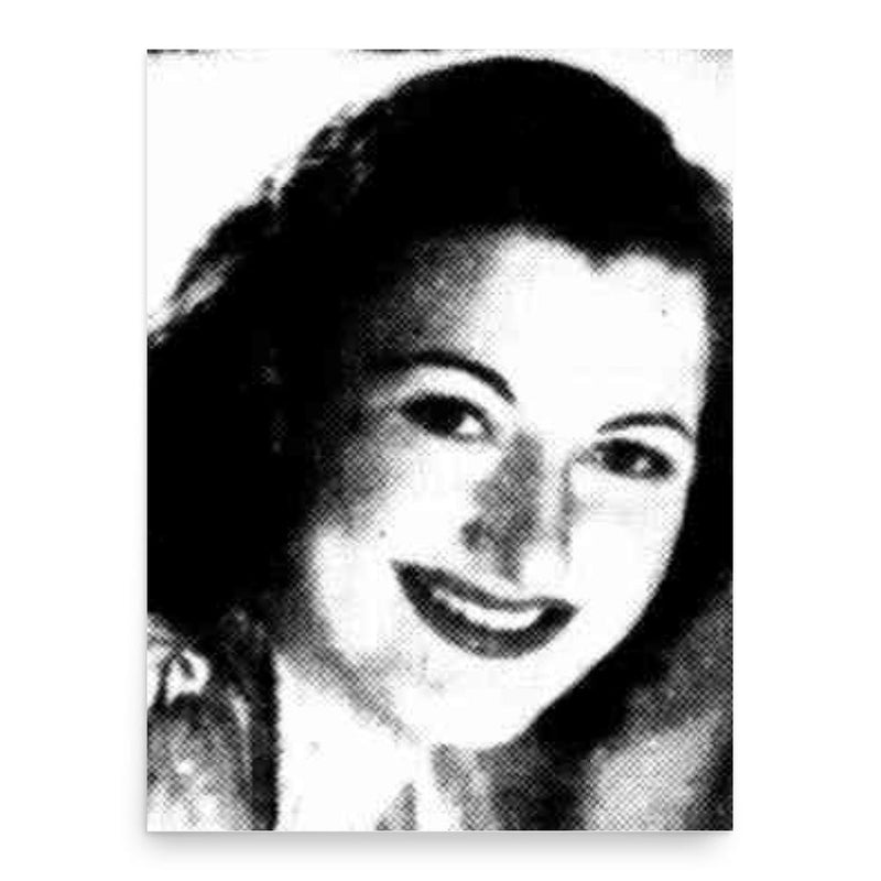 Evie Hayes poster print, in size 18x24 inches.