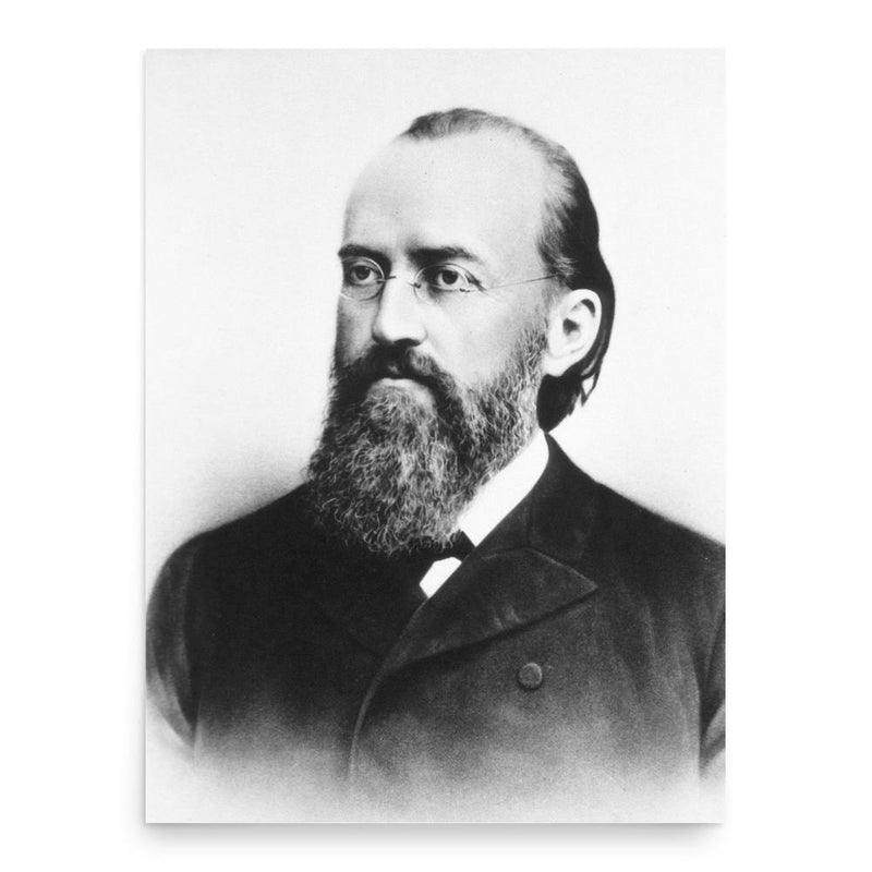 Ewald Hering poster print, in size 18x24 inches.