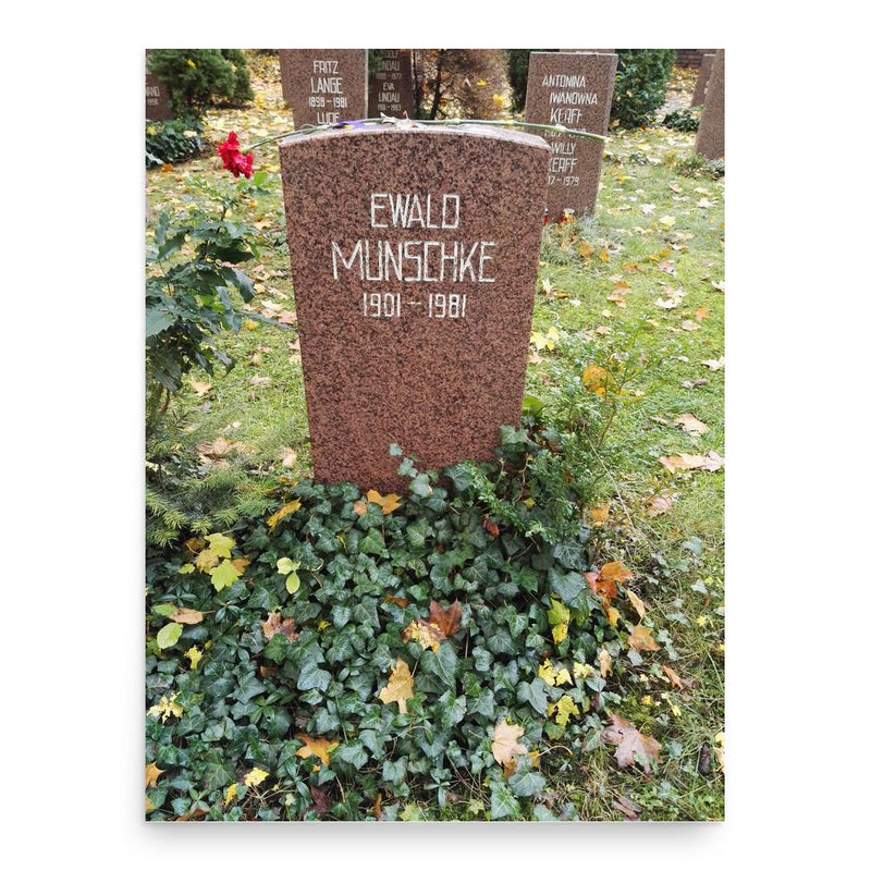 Ewald Munschke poster print, in size 18x24 inches.