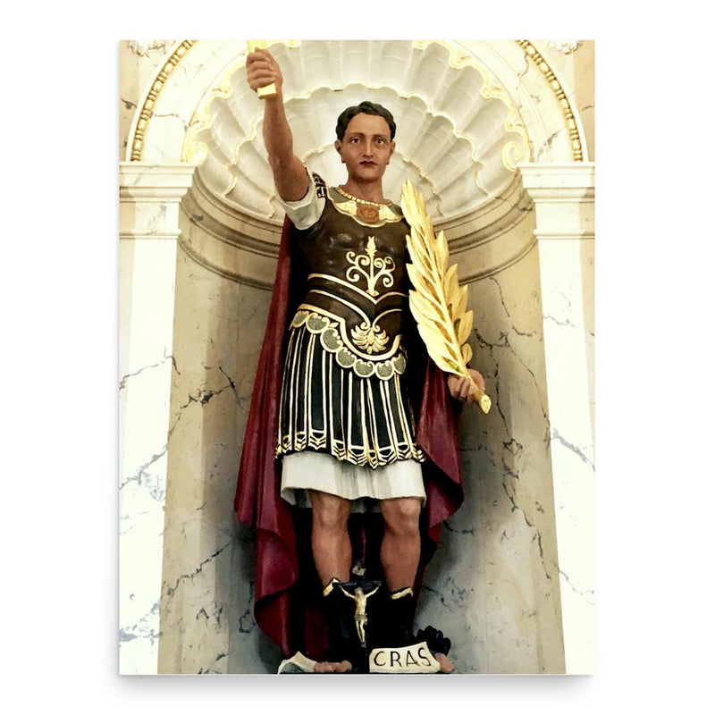 Expeditus poster print, in size 18x24 inches.