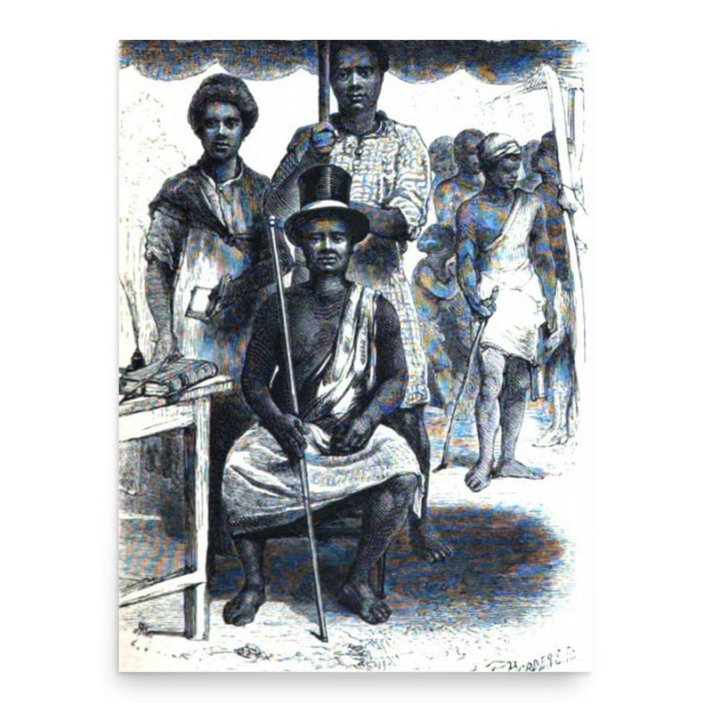 Eyo Honesty II poster print, in size 18x24 inches.