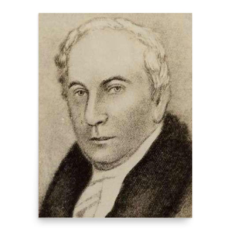 Ezekiel Hart poster print, in size 18x24 inches.