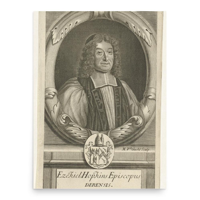 Ezekiel Hopkins poster print, in size 18x24 inches.