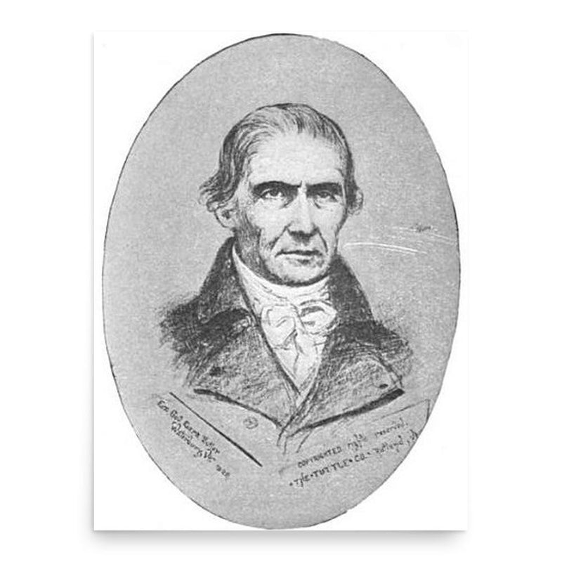 Ezra Butler poster print, in size 18x24 inches.