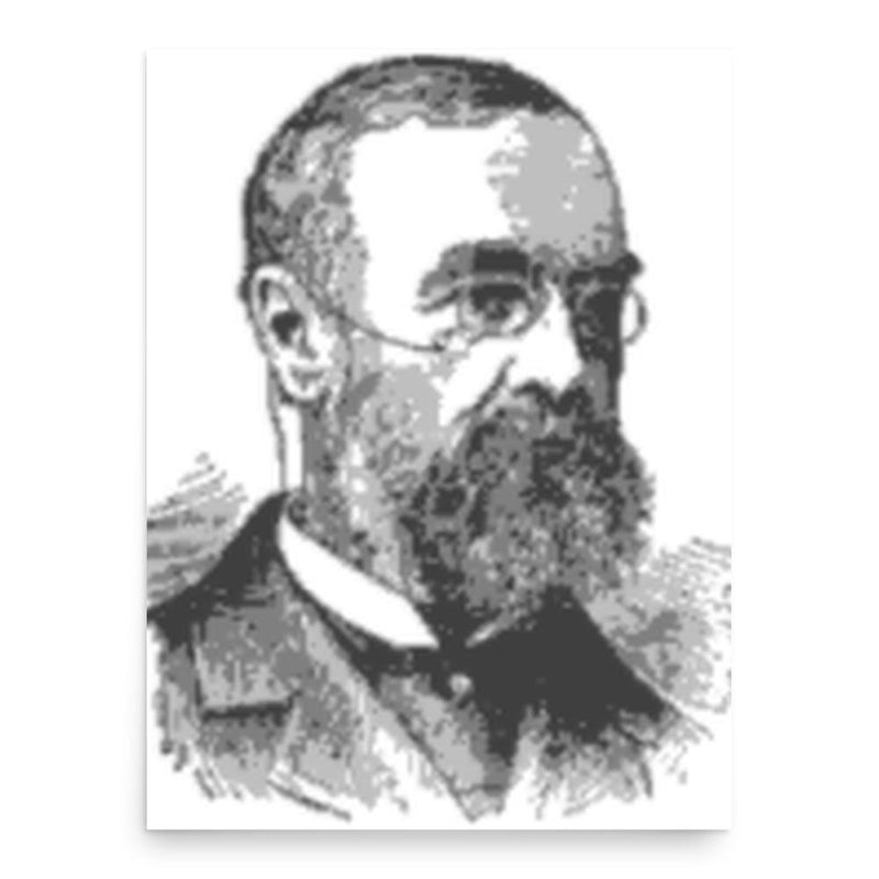 Ezra Hall Gillett poster print, in size 18x24 inches.