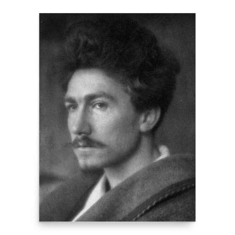 Ezra Pound poster print, in size 18x24 inches.