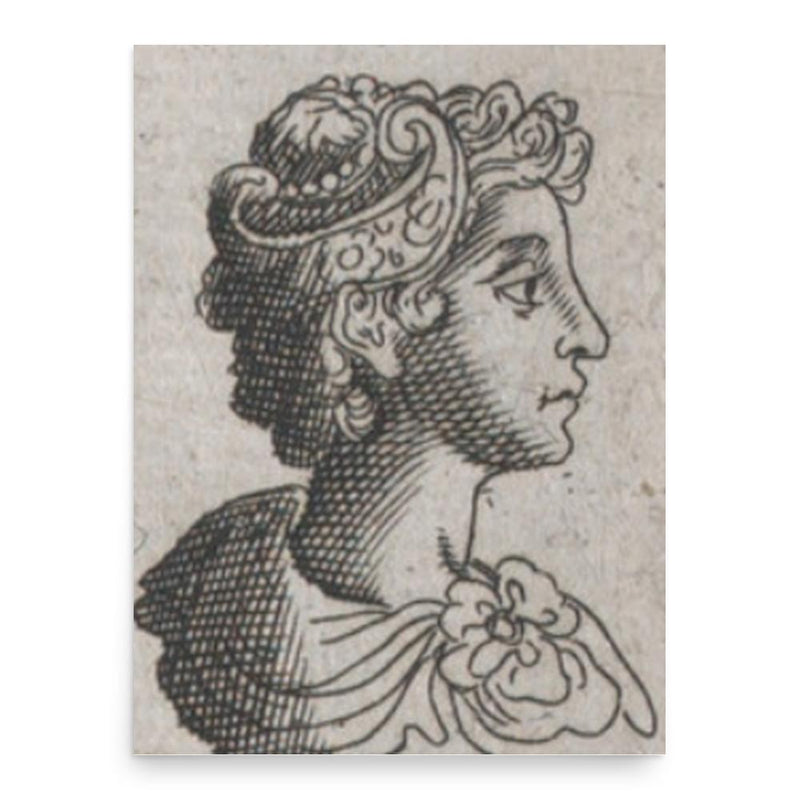 Fabia Eudokia poster print, in size 18x24 inches.