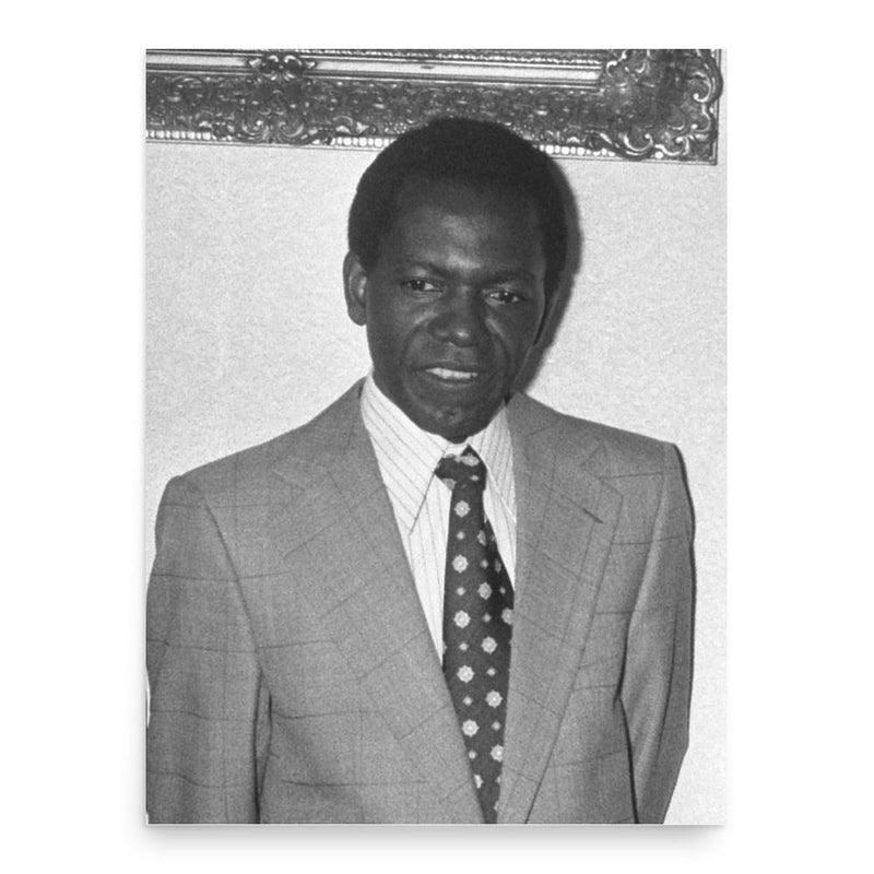 Fabien Eboussi Boulaga poster print, in size 18x24 inches.