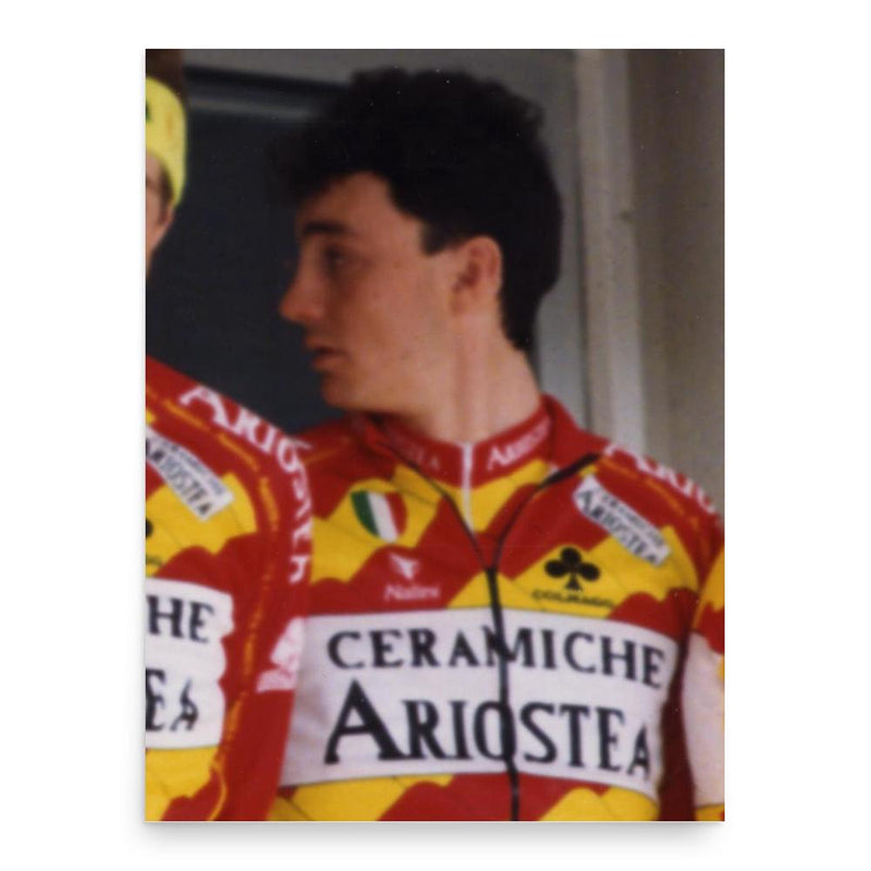 Fabio Casartelli poster print, in size 18x24 inches.